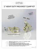 Pair 2" (50mm) Machinist Clamps Complete Kit