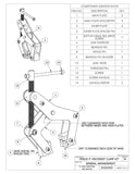 Single 4" (100mm) Machinist Clamp Partial Kit