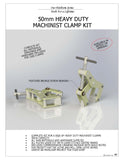 Pair 2" (50mm) Machinist Clamps Drawings Only