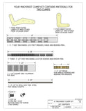 PAIR 4" (100mm) MACHINIST CLAMPS DRAWINGS ONLY