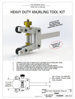 Heavy Duty Knurling Tool Drawings Only