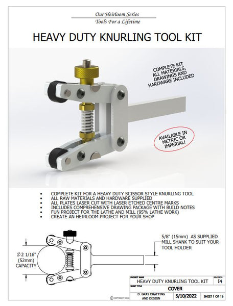 Heavy Duty Knurling Tool Complete Kit