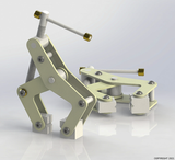 rendered image showing a pair of 3" machinist clamps