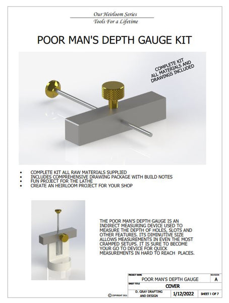 Poor Man's Depth Gauge Complete Kit